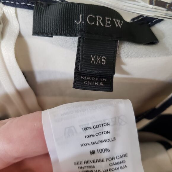 J. Crew Striped Ruffle Top - Picture 8 of 8